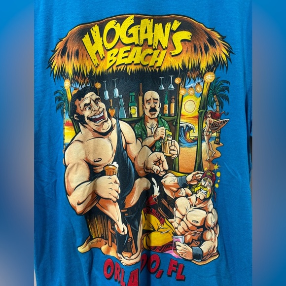 Vintage Hulk “Hogans Beach Orlando Florida T-Shirt - Picture 3 of 7